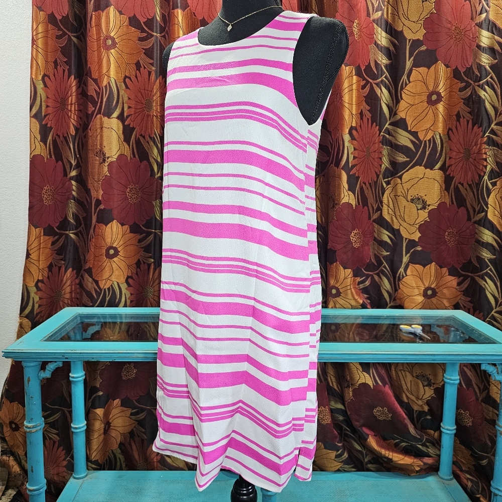 Everly Dress Woman's Size Small Barbie Slip Dress Preppy Chic Glam Vacation Wear